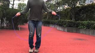 2重跳びの練習(double under practice) shoot by iPhone 5s 120fps slow motion feature