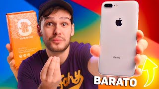 COMPREI um IPHONE 8 PLUS MUITO BARATO (Trocafone)