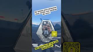 rivet sur caméra de recul megane