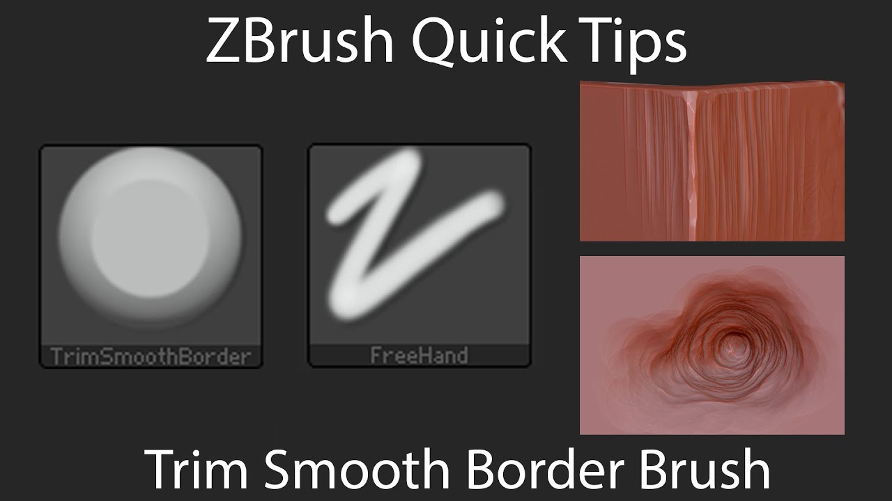 zbrush trim smooth border