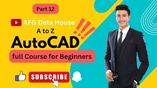 12 | AutoCAD Commands in Pashto | AutoCAD Circle and Revision Cloud Commands in Pashto