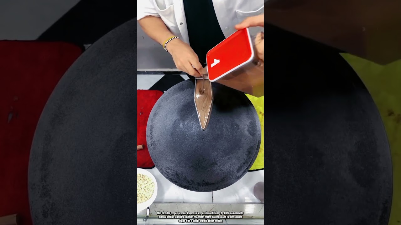 Best Way to Innovation Make Chocolate Crepes With Tools Precision Circular Spreader
