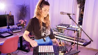 Ableton Live Performance With Roland Se.02, Boss Ve-500 And Lumi Keys - Abxy