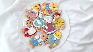 🐰6 Cute Easter Cookies~Satisfying Cookie Decorating with Royal Icing~Cookie Art #easter #satisfaying