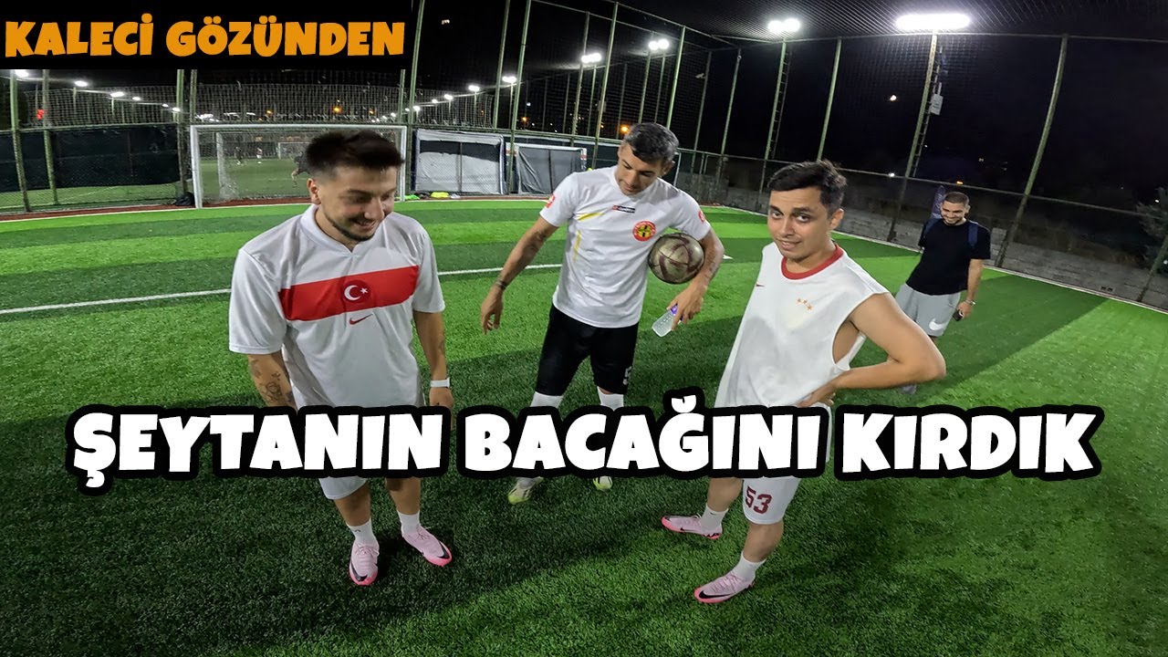 ŞEYTANIN BACAĞINI KIRDIK | KALECİ GÖZÜNDEN HALI SAHA