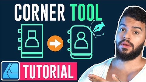 How to use Corner Tool AFFINITY DESIGNER