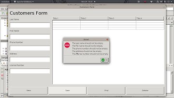Full CRUD Demo Ep 05 - Validation of Data