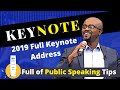 PUBLIC SPEAKING EXAMPLE | Aaron Beverly Keynote Speech