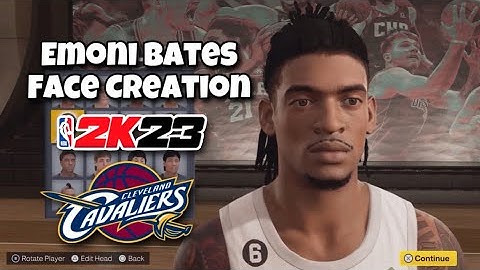 Best Emoni Bates Face Creation On NBA 2K23