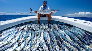 1,000lbs of Fish...BIG Payday! (Commercial Kingfish) Catch Clean Cook