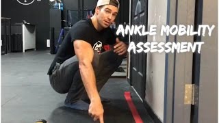 How to test Ankle Mobility (dorsiflexion assessment)