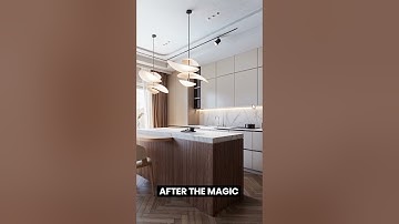 SketchUp + D5 Render: Kitchen for Interior Designers