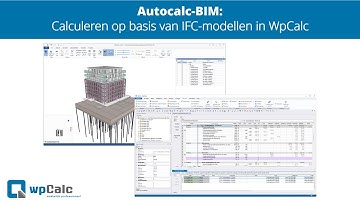 Autocalc-BIM: Calculeren op basis van IFC-modellen in WpCalc