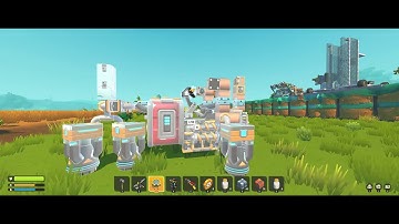Survival gyro flyer in Scrap Mechanic.