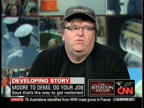 Michael Moore in The Situation Room with Wolf Blitzer - March 17, 2010 - Part 2