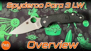 Spyderco Para 3 Lightweight - Overview