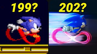 Sonic Peel Out Evolution