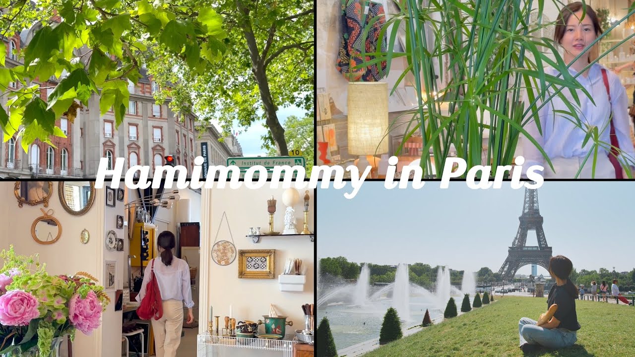 Неделя в ПарижеㅣМое одиночное путешествие через 10 летㅣВинтажный магазин, книжный магазин, Живерни