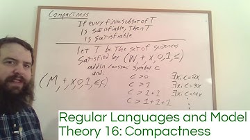 Regular Languages and Model Theory 16: Compactness