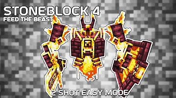 StoneBlock 4 - EASY Infernal Boss and OP Apotheosis Gems - EP10