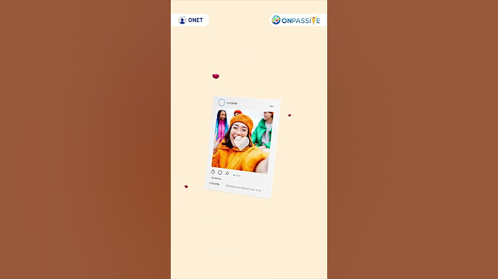 Be Yourself on ONET