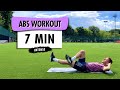 Intense abs workout for football players   bodyweight  7 mins