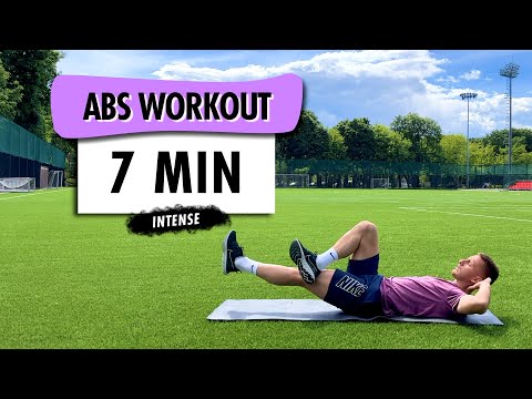 Видео: Intense Abs Workout For Football Players  | BODYWEIGHT | 7 MINS