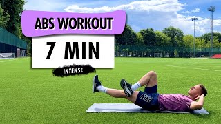 Intense Abs Workout For Football Players | BODYWEIGHT | 7 MINS