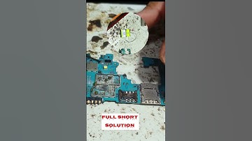 how to remove half and full shorting  motherboard ||#short #viral