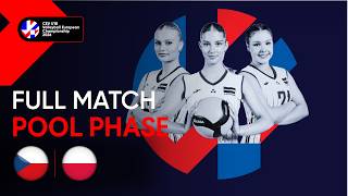 Full Match | Czechia vs. Poland | CEV U18 Volleyball European Championship 2026 Women