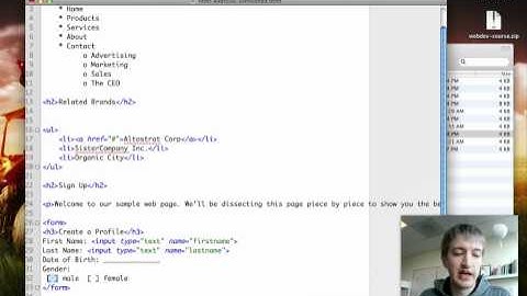Google HTML/CSS/Javascript from the Ground Up Class: HTML Exercise
