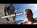Bringing a Homeless Man Cliff Jumping!
