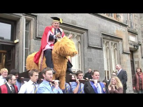 Steve Robertson the new rector of the University of Aberdeen