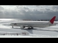 雪の函館空港