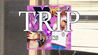 Video thumbnail of "Yung Lean - Trip (lyrics)"