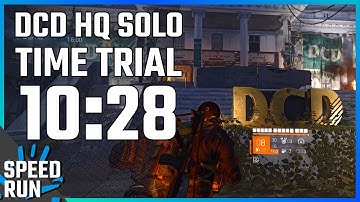 DCD Headquarters Solo Time Trial - The Division 2 (PS5)