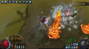 POE 3.6 SSF Synthesis - Ice Trap Saboteur vs T16 Enslaver Elder Guardian