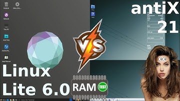 Linux Lite 6 vs antiX 21: RAM