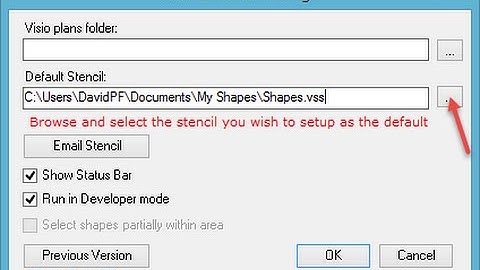How to setup a default stencil