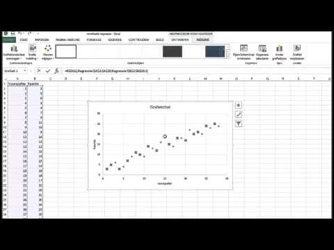 Video: Hoe Een Regressie In Excel Te Bouwen