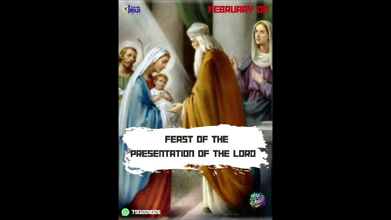 Presentation of our lord jesus february 2 youtube