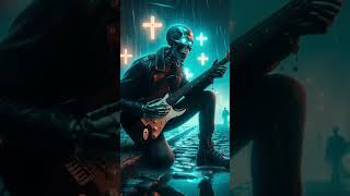 Dark Fantasy Electric Guitar: Haunting Instrumental Rock - Bones & Strings