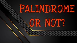 Check whether a string is palindrome or not | Java coding question for freshers and beginners