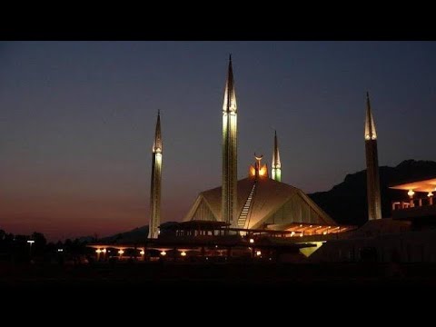 HEART OF PAKISTAN mosque Drone view of KING FAISAL MOSQUE/فیسل مسجد ...