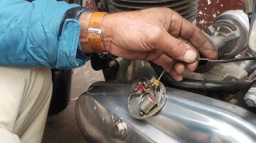 Royal Enfield Point Plate Setting Of Old Bullet | Petrol Bullet Timing Plate Settings