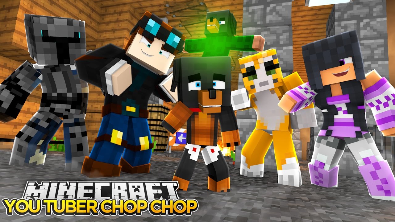 Minecraft Hide N Seek - FAMOUS YOUTUBER CHOP CHOP - Little Baby Max