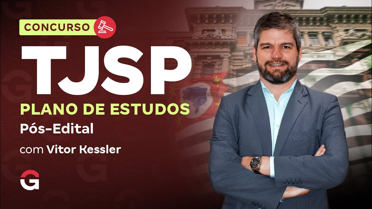 Concurso TJ SP | Plano de Estudos Pós-Edital! com Vitor Kessler