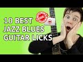 10 JAZZ BLUES GUITAR LICKS for every chord of a JAZZ BLUES in G