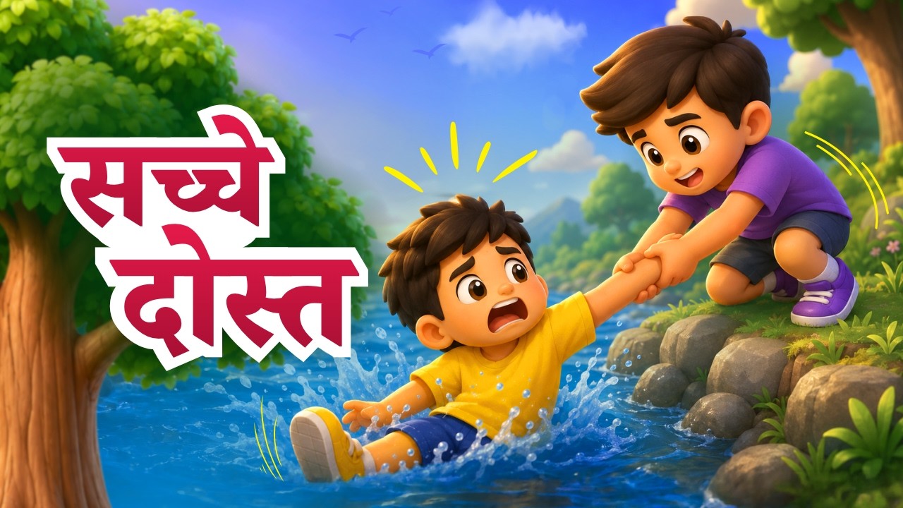 सच्चे दोस्त | Animated Hindi Story for Class 3 | VOLT आनंदी