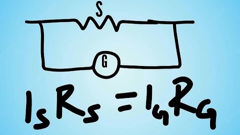 Conversion of Galvanometer to Ammeter & Voltmeter Phy102